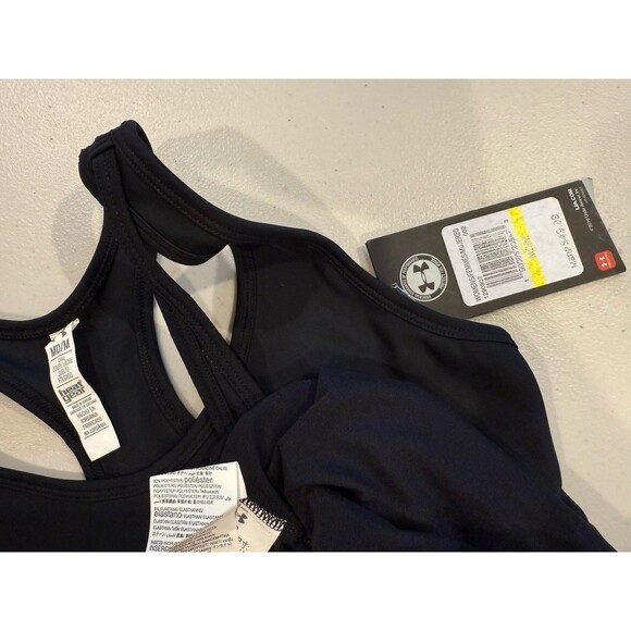 NEW Under Armour Heatgear Tank w/ Sports Bra Women Small Athletic Sports Stretch - Picture 3 of 5